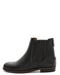 Bottines chelsea en cuir noires Madewell