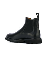 Bottines chelsea en cuir noires Aiezen