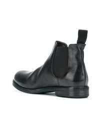 Bottines chelsea en cuir noires Marsèll