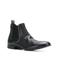 Bottines chelsea en cuir noires Pantanetti