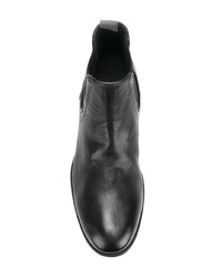 Bottines chelsea en cuir noires Pantanetti