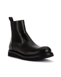 Bottines chelsea en cuir noires Rick Owens