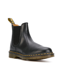 Bottines chelsea en cuir noires Dr. Martens