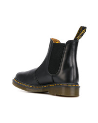 Bottines chelsea en cuir noires Dr. Martens