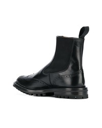 Bottines chelsea en cuir noires Trickers