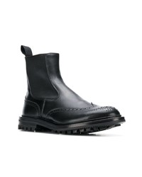 Bottines chelsea en cuir noires Trickers