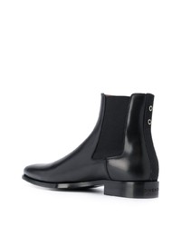 Bottines chelsea en cuir noires Givenchy