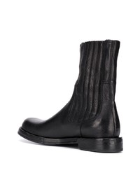 Bottines chelsea en cuir noires Dolce & Gabbana