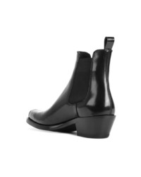 Bottines chelsea en cuir noires Calvin Klein 205W39nyc