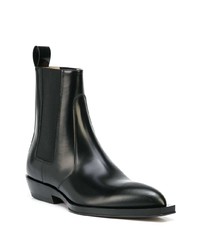 Bottines chelsea en cuir noires Bottega Veneta