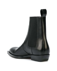 Bottines chelsea en cuir noires Bottega Veneta