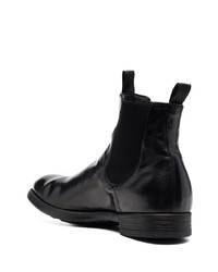 Bottines chelsea en cuir noires Officine Creative