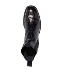 Bottines chelsea en cuir noires Officine Creative