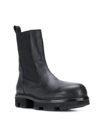 Bottines chelsea en cuir noires Rick Owens