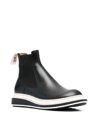 Bottines chelsea en cuir noires Loewe