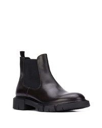 Bottines chelsea en cuir noires Fratelli Rossetti