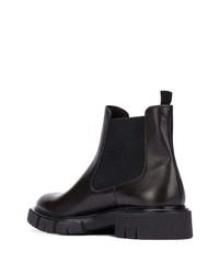 Bottines chelsea en cuir noires Fratelli Rossetti