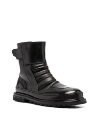 Bottines chelsea en cuir noires Premiata