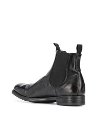 Bottines chelsea en cuir noires Officine Creative