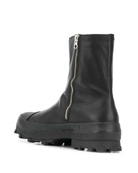 Bottines chelsea en cuir noires CamperLab