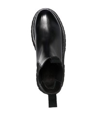 Bottines chelsea en cuir noires Marsèll