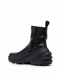 Bottines chelsea en cuir noires 1017 Alyx 9Sm