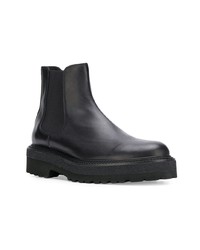 Bottines chelsea en cuir noires Neil Barrett