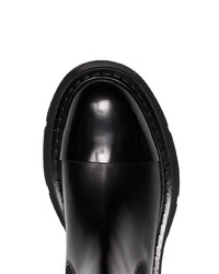 Bottines chelsea en cuir noires Alexander McQueen