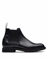 Bottines chelsea en cuir noires Church's