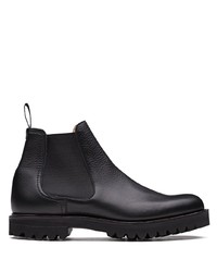 Bottines chelsea en cuir noires Church's