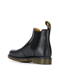 Bottines chelsea en cuir noires Dr. Martens