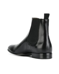 Bottines chelsea en cuir noires Gianvito Rossi