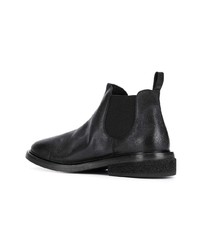 Bottines chelsea en cuir noires Marsèll