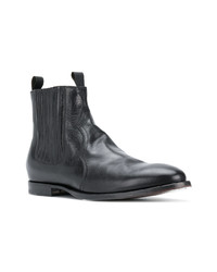 Bottines chelsea en cuir noires Buttero