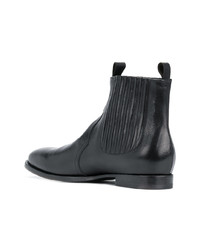 Bottines chelsea en cuir noires Buttero