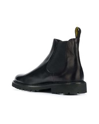 Bottines chelsea en cuir noires Doucal's