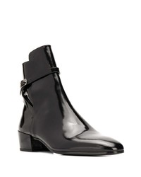 Bottines chelsea en cuir noires Saint Laurent