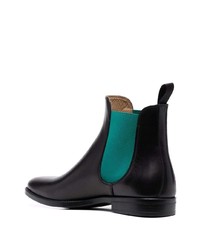 Bottines chelsea en cuir noires Scarosso