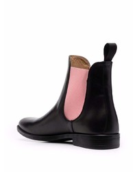 Bottines chelsea en cuir noires Scarosso