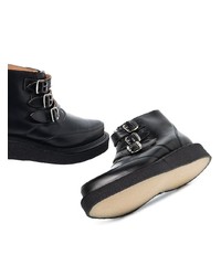 Bottines chelsea en cuir noires Comme Des Garcons Homme Plus