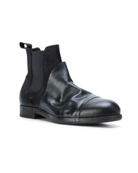 Bottines chelsea en cuir noires Ink