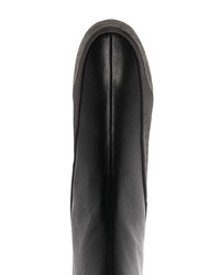 Bottines chelsea en cuir noires Raf Simons