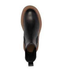 Bottines chelsea en cuir noires Loewe