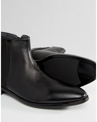 Bottines chelsea en cuir noires Aldo