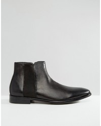 Bottines chelsea en cuir noires Aldo