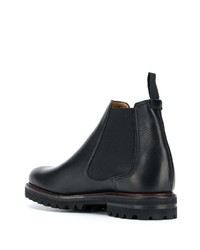 Bottines chelsea en cuir noires Church's