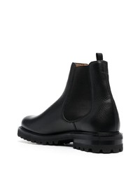 Bottines chelsea en cuir noires Church's