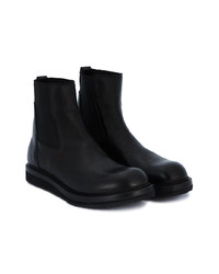 Bottines chelsea en cuir noires Rick Owens