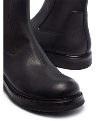 Bottines chelsea en cuir noires Rick Owens