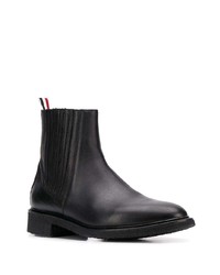 Bottines chelsea en cuir noires Thom Browne